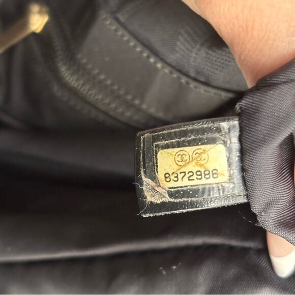 CHANEL New Travel Line Tote MM - Black Nylon Jacquard Leather Tote Bag ✨ - Picture 10 of 10